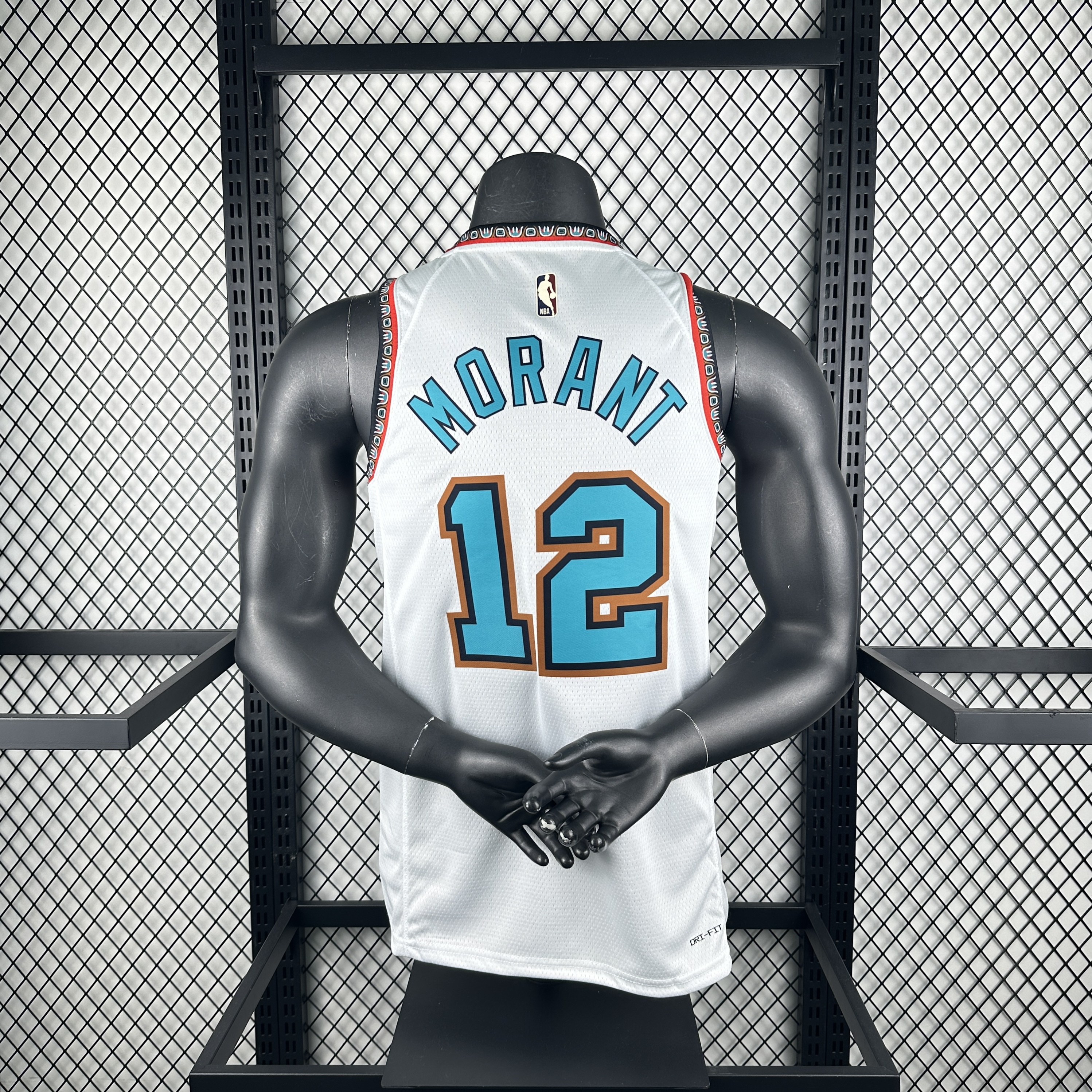 Men Memphis Grizzlies #12 Norant white NBA 2024-25 Season Jerseys->memphis grizzlies->NBA Jersey